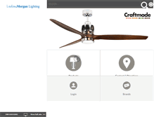 Tablet Screenshot of lmlightinggroup.com
